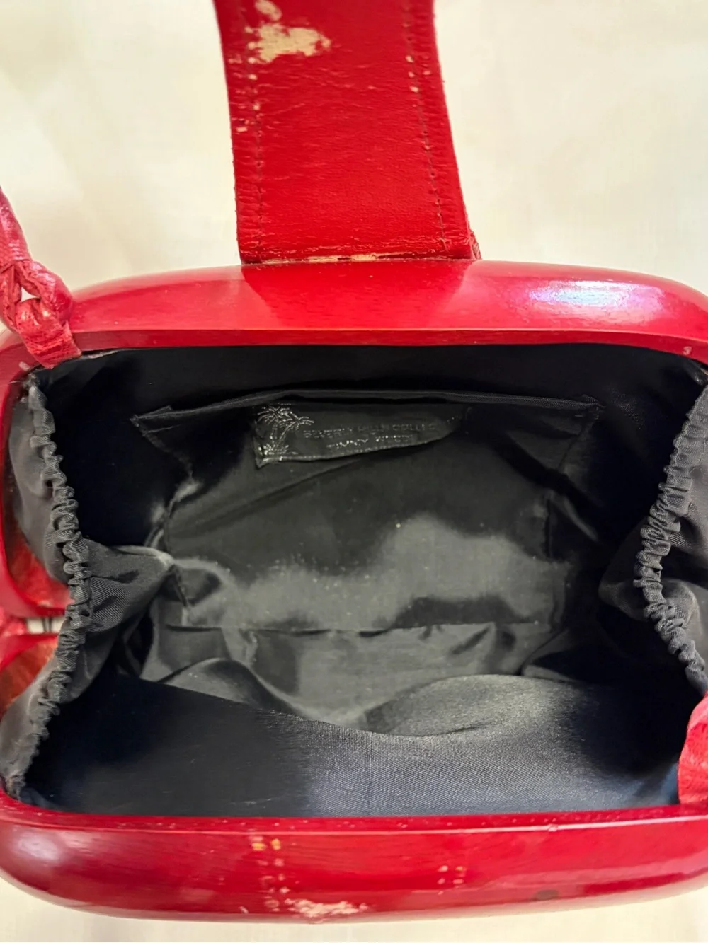 Timmy Woods Beverly Hills Collection – Handcrafted Monkey Pod Wood Handbag (NWT)